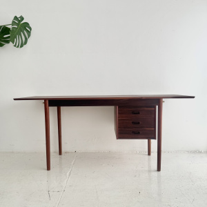 1950s Danish rosewood mid century extending desk