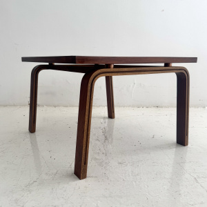1960s St. Catherines college rosewood side table by Arne Jacobsen 
