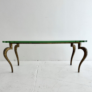 Maison Ramsay Gilt Iron Coffee Table 