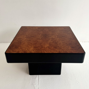 1970s Paul Michel for Roche Bobois high gloss burr table 