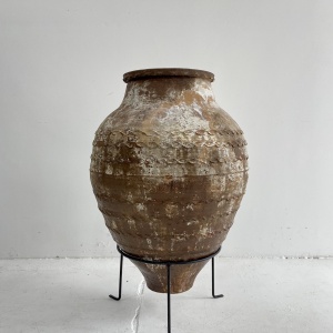 A large mid 20th century Turkish olive pot