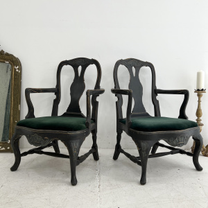 swedish rococo chairs 