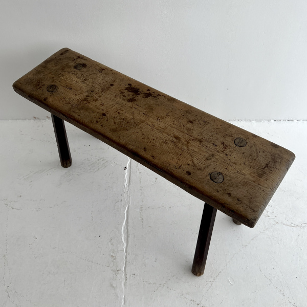 Late 18th century tall pig bench  image