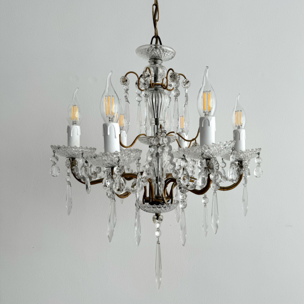 1940s vintage French chandelier  image