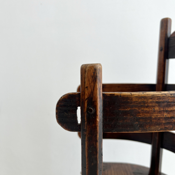 18th century 5 legged Welsh Childs chair  image