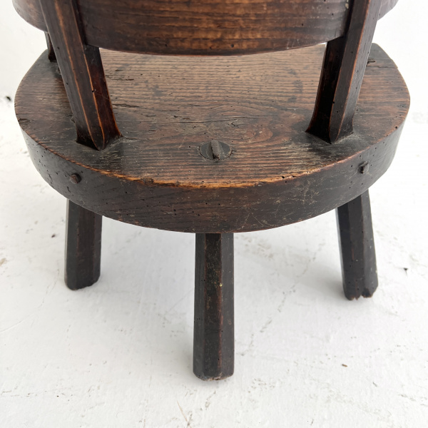 18th century 5 legged Welsh Childs chair  image
