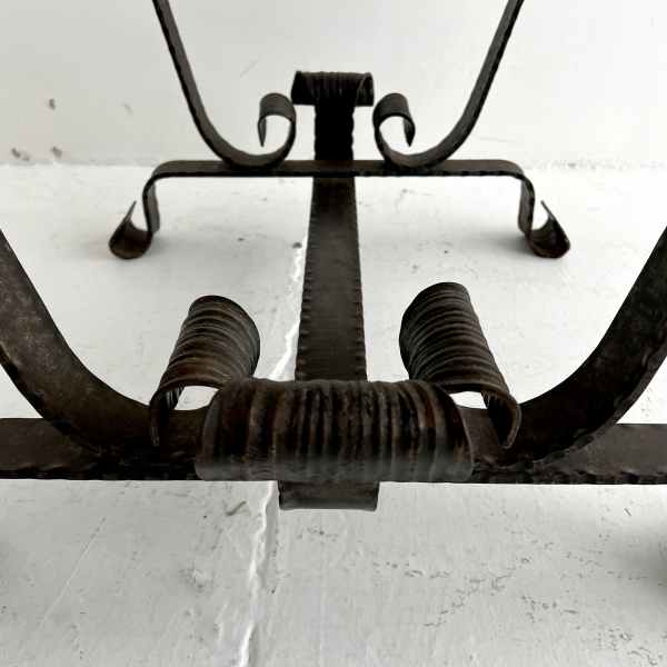 1940s Steel and Marble French table  image