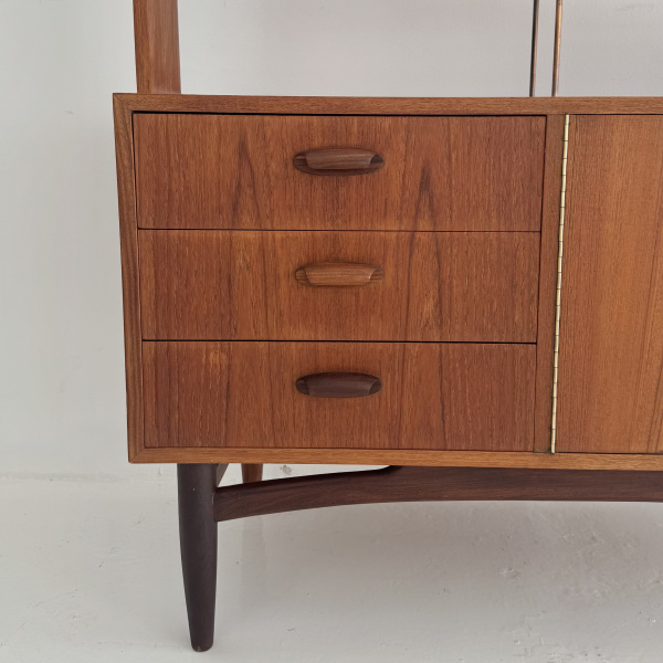British teak G Plan 1960s Brasilia room divider  image