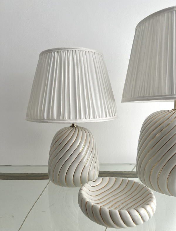 A Tommaso Barbi Medium sized ceramic table lamp image