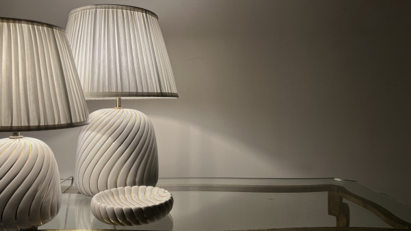 A Tommaso Barbi Medium sized ceramic table lamp image