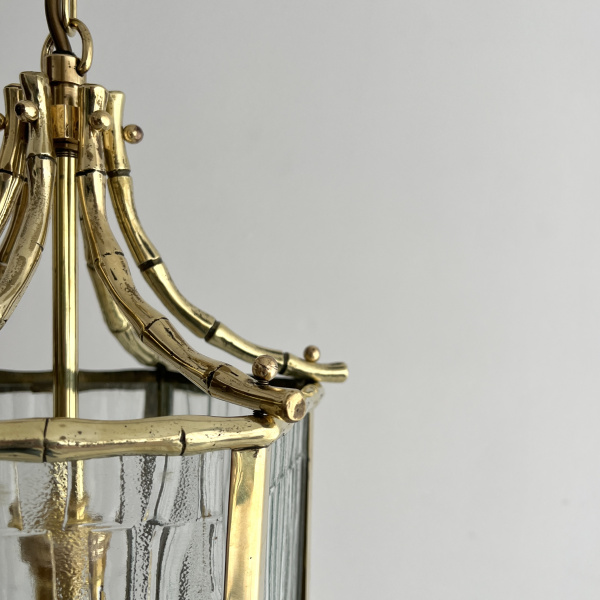 1950s Faux bamboo French lantern  image