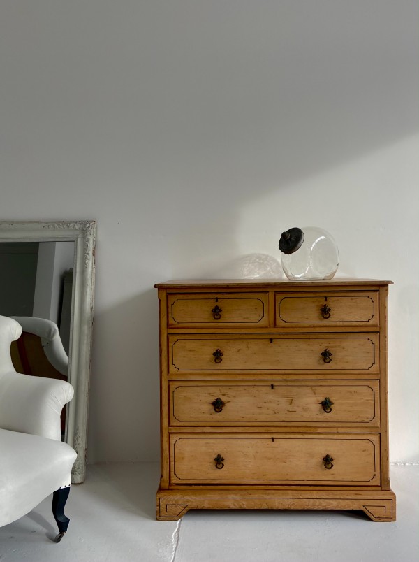 Late Victorian chest of drawers  image